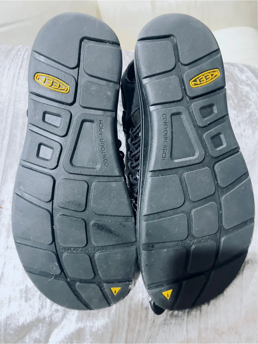 KEEN Black Men’s Woven Cord Outdoor Sandals